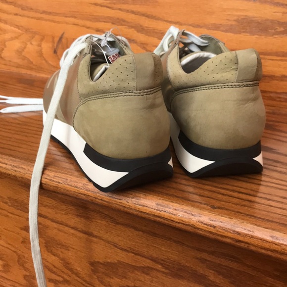 Free People Shoes Free People Olive Gold Fashion Tennis